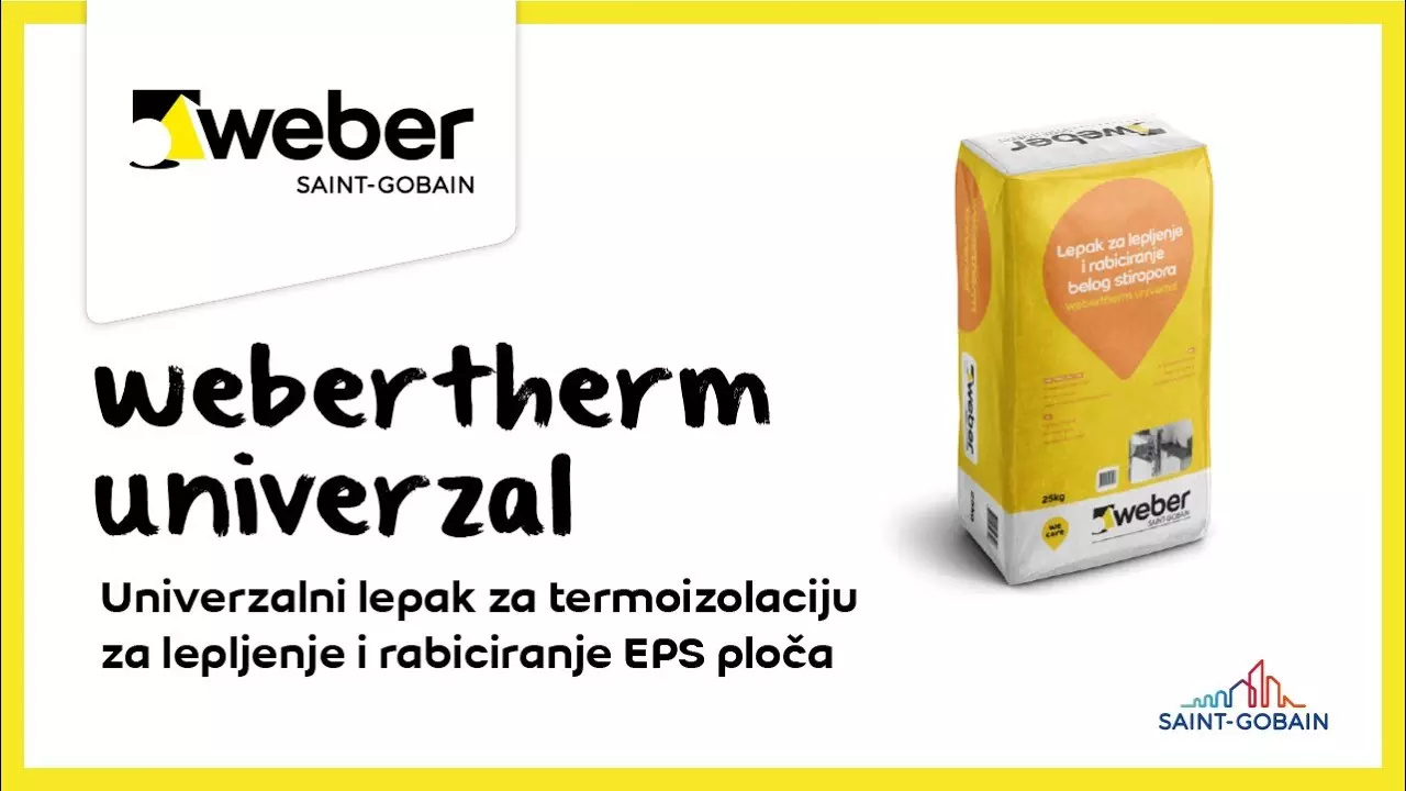 Lepak za stiropor i stirodur WEBERTHERM UNIVERZAL- upustvo za upotrebu / Weber Srbija / Saint-Gobain thumbnail